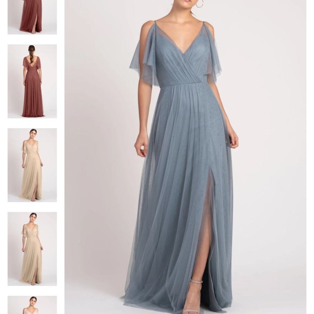 Jenny yoo Aeryn Mayan blue dress